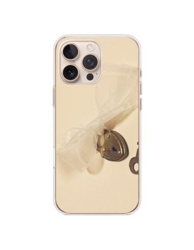 Coque iPhone 16 Pro Max Key to my heart Clef Amour - Irene Sneddon