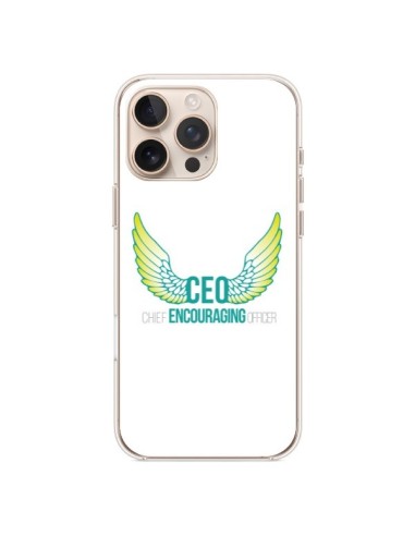 Coque iPhone 16 Pro Max CEO Chief Encouraging Officer Vert - Shop Gasoline