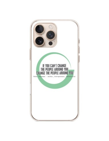 Coque iPhone 16 Pro Max Peter Shankman, Changing People - Shop Gasoline