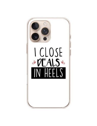 Coque iPhone 16 Pro Max I close Deals in Heels - Shop Gasoline