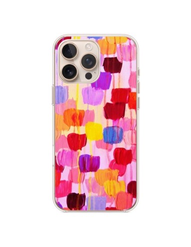 Coque iPhone 16 Pro Max Pois Roses Dottie - Ebi Emporium