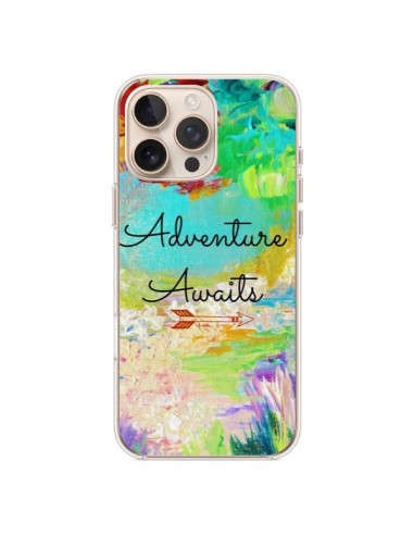 Coque iPhone 16 Pro Max Adventure Awaits Fleurs - Ebi Emporium