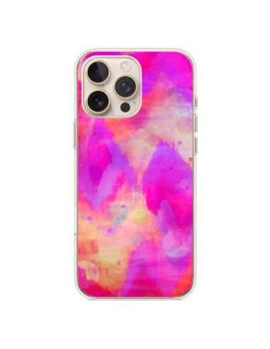 Coque iPhone 16 Pro Max Coeur Tribal Rose - Ebi Emporium