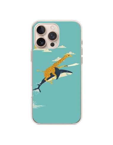 Coque iPhone 16 Pro Max Girafe Epee Requin Volant - Jay Fleck