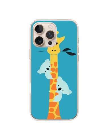 Coque iPhone 16 Pro Max Koala Girafe Arbre - Jay Fleck