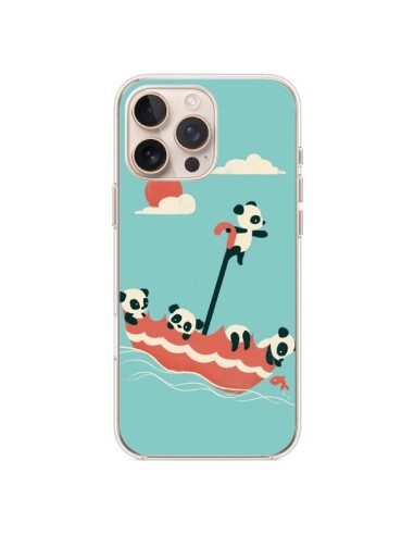 Coque iPhone 16 Pro Max Parapluie Flottant Panda - Jay Fleck