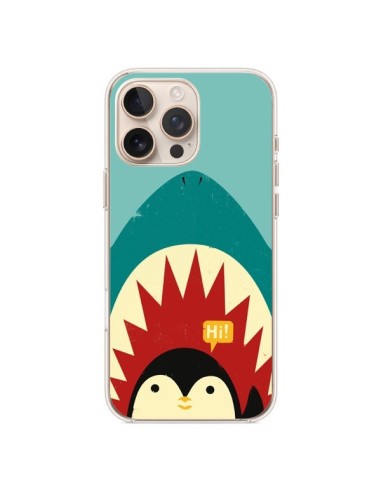 Cover iPhone 16 Pro Max Pinguino Squalo - Jay Fleck