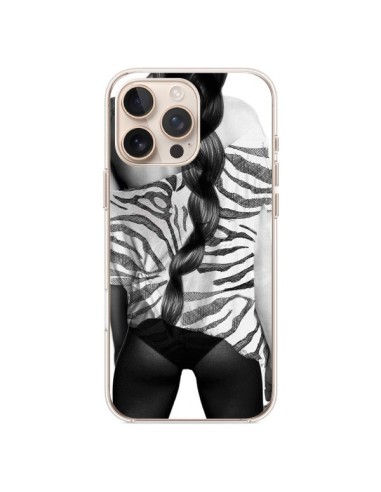 Coque iPhone 16 Pro Max Femme Zebre - Jenny Liz Rome