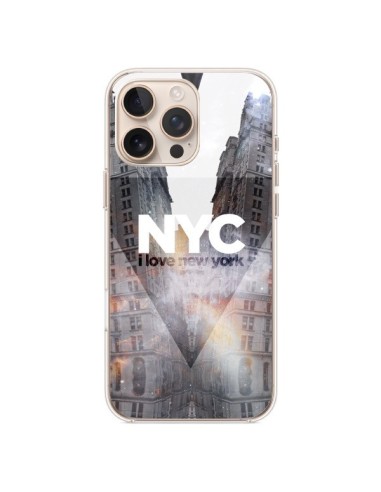 Coque iPhone 16 Pro Max I Love New York City Orange - Javier Martinez