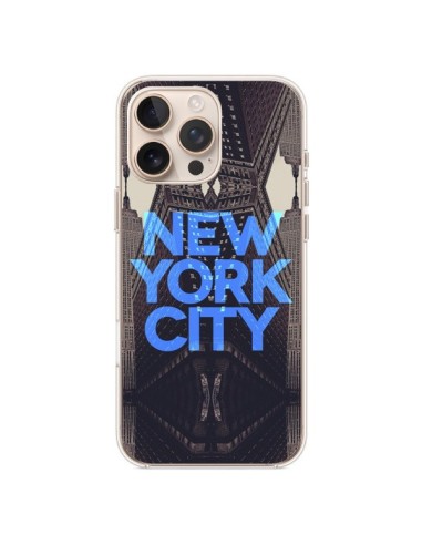 Coque iPhone 16 Pro Max New York City Bleu - Javier Martinez