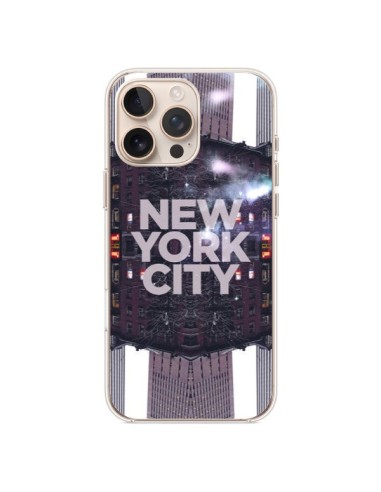 Coque iPhone 16 Pro Max New York City Violet - Javier Martinez