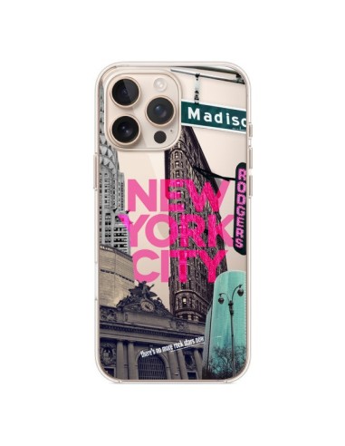 Coque iPhone 16 Pro Max New Yorck City NYC Transparente - Javier Martinez