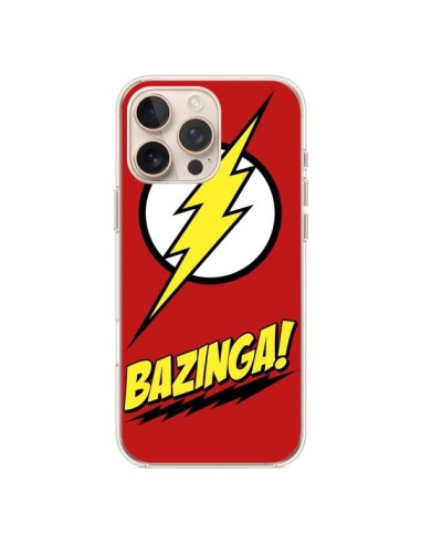 Coque iPhone 16 Pro Max Bazinga Sheldon The Big Bang Theory - Jonathan Perez