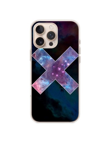 Coque iPhone 16 Pro Max Nebula Cross Croix Galaxie - Jonathan Perez