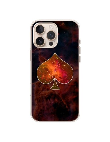 Coque iPhone 16 Pro Max Nebula Spade Pique Galaxie - Jonathan Perez