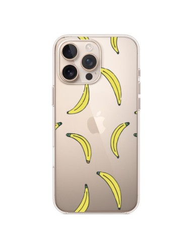 Coque iPhone 16 Pro Max Bananes Bananas Fruit Transparente - Dricia Do