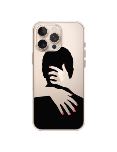 Coque iPhone 16 Pro Max Calin Hug Mignon Amour Love Cute Transparente - Dricia Do