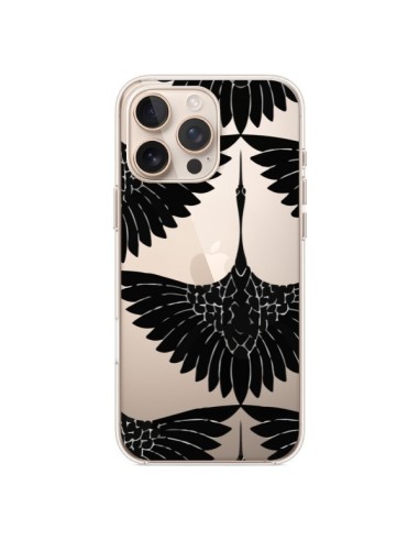 Cover iPhone 16 Pro Max Pavone Trasparente - Dricia Do