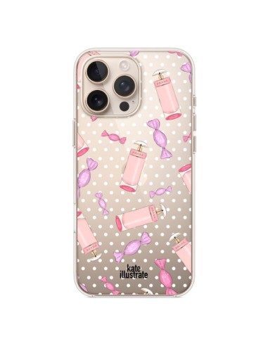 Coque iPhone 16 Pro Max Candy Bonbons Transparente - kateillustrate