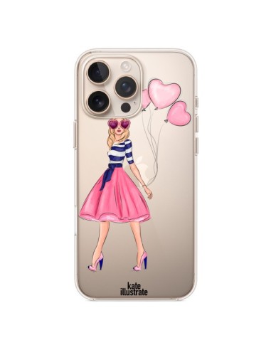 Coque iPhone 16 Pro Max Legally Blonde Love Transparente - kateillustrate