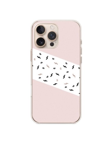 Coque iPhone 16 Pro Max Festive Pattern Rose - Koura-Rosy Kane