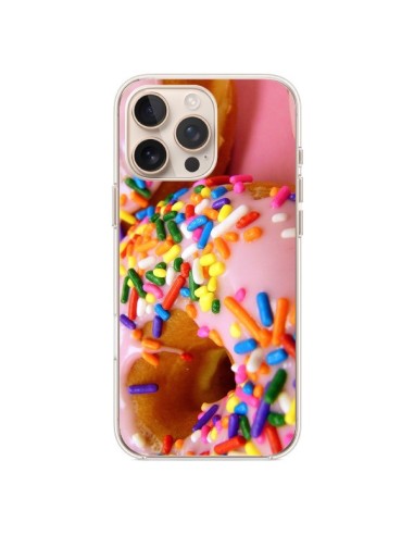 Coque iPhone 16 Pro Max Donuts Rose Candy Bonbon - Laetitia