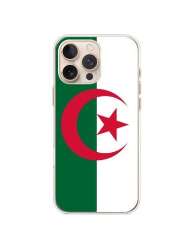 Coque iPhone 16 Pro Max Drapeau Algérie Algérien - Laetitia