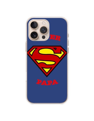 Coque iPhone 16 Pro Max Super Papa Superman - Laetitia