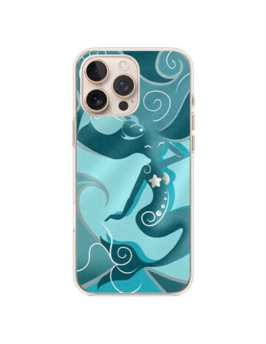 Coque iPhone 16 Pro Max La Petite Sirene Blue Mermaid - LouJah