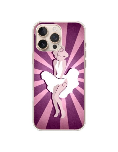 Coque iPhone 16 Pro Max Marilyn Monroe Design - LouJah