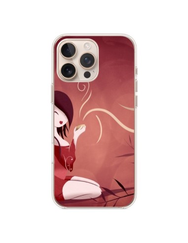 Coque iPhone 16 Pro Max Femme Thé Tea Time - LouJah