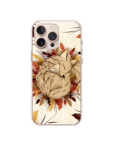 Coque iPhone 16 Pro Max Night Fall Renard Automne - LouJah