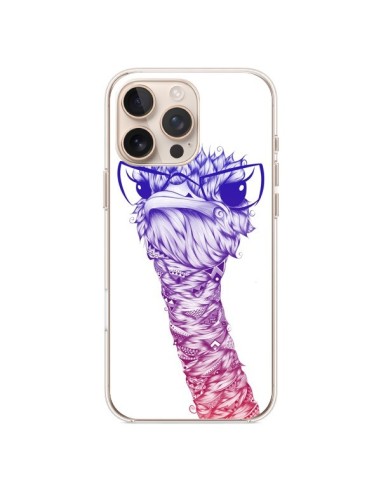 Coque iPhone 16 Pro Max Ostrich Colors Autruche Couleur - LouJah