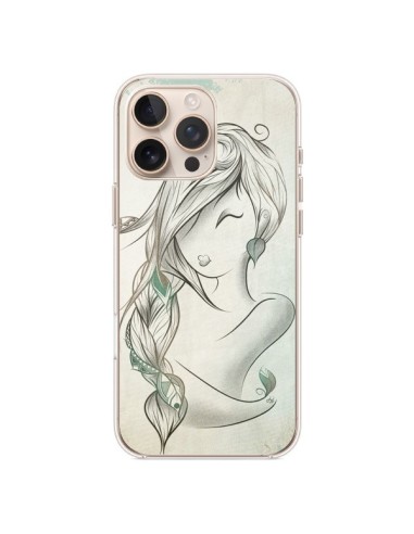 Coque iPhone 16 Pro Max Downwind Fille Vent Wind - LouJah