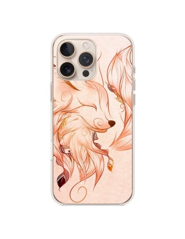 Coque iPhone 16 Pro Max Fox Renard Rouge - LouJah