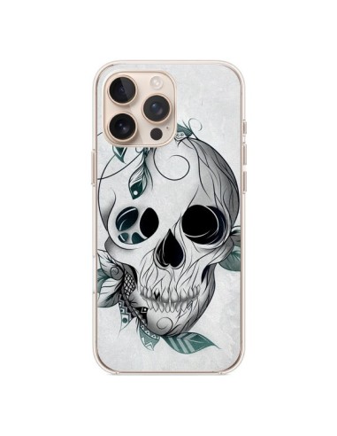 Coque iPhone 16 Pro Max Skull Boho Tête de Mort - LouJah