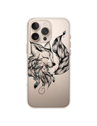 Cover iPhone 16 Pro Max Volpe Trasparente - LouJah