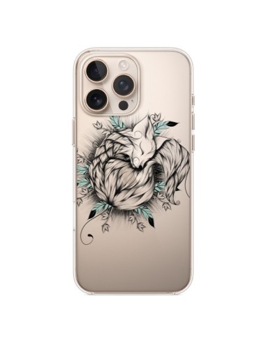 Cover iPhone 16 Pro Max Piccola Volpe Trasparente - LouJah