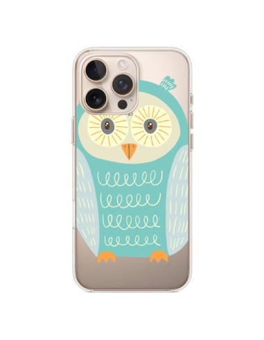 Coque iPhone 16 Pro Max Hibou Owl Transparente - Petit Griffin