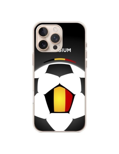 Coque iPhone 16 Pro Max Belgique Ballon Football - Madotta