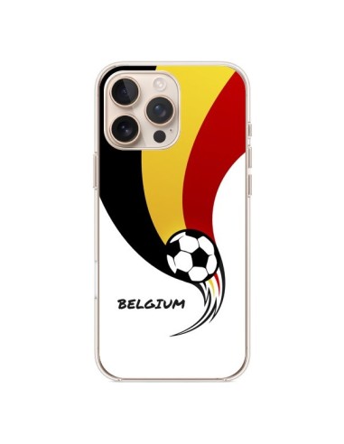 Coque iPhone 16 Pro Max Equipe Belgique Belgium Football - Madotta