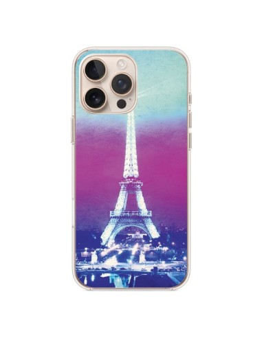 Coque iPhone 16 Pro Max Tour Eiffel Night - Mary Nesrala