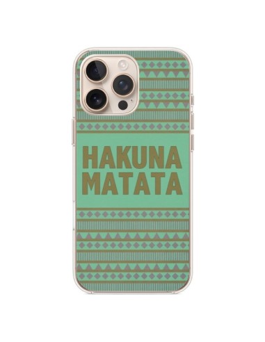 Coque iPhone 16 Pro Max Hakuna Matata Roi Lion - Mary Nesrala