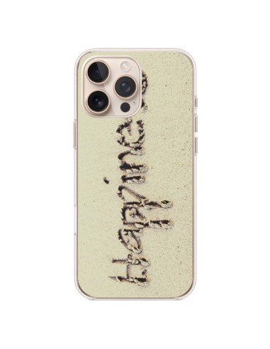 Coque iPhone 16 Pro Max Happiness Sand Sable - Mary Nesrala