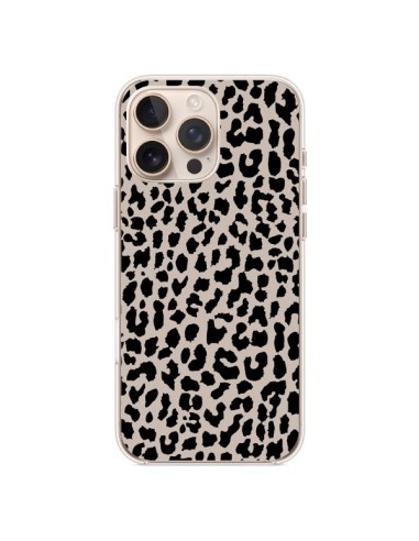 Coque iPhone 16 Pro Max Leopard Marron - Mary Nesrala