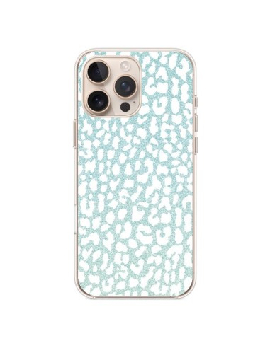 Coque iPhone 16 Pro Max Leopard Winter Mint - Mary Nesrala