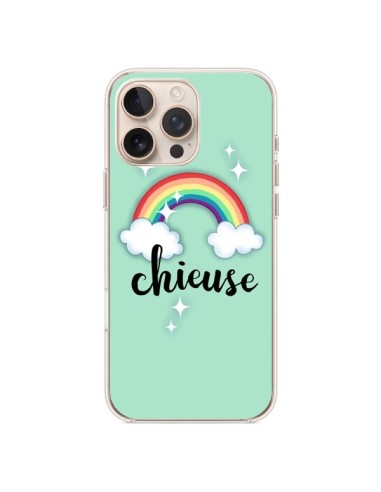 Coque iPhone 16 Pro Max Chieuse Arc en Ciel - Maryline Cazenave