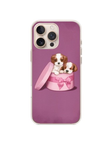 Coque iPhone 16 Pro Max Chien Dog Boite Noeud - Maryline Cazenave