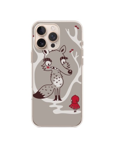 Coque iPhone 16 Pro Max Le Petit Chaperon Rouge Loup - Maria Jose Da Luz