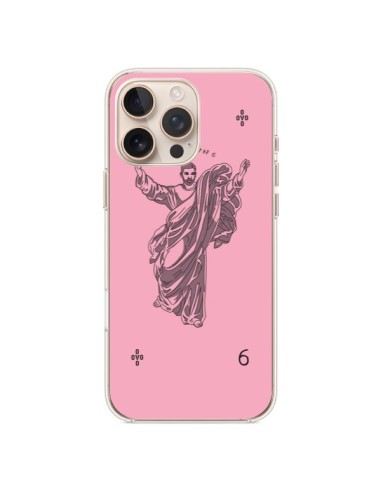 Coque iPhone 16 Pro Max God Pink Drake Chanteur Jeu Cartes - Mikadololo